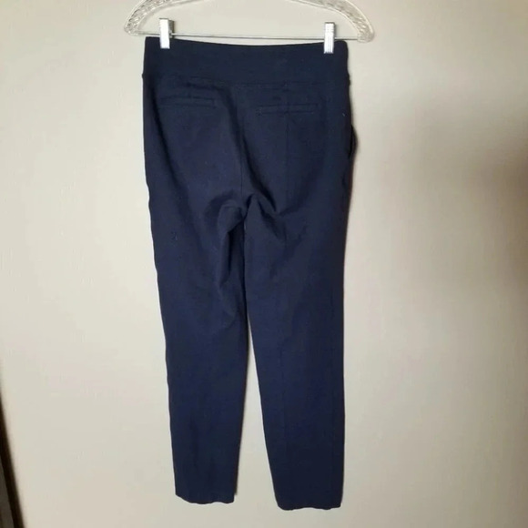 Kit and Ace Navy Blue  On Repeat Pleated Trousers 2 - Picture 4 of 15